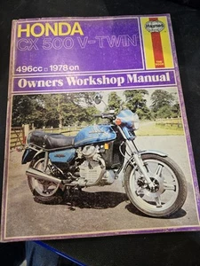 HAYNES Owners Workshop Manual for Honda CX500 Twins 1978 Haynes 442 - Picture 1 of 6