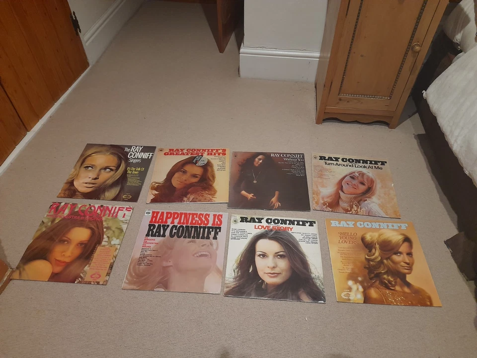 Collection 8 Ray Conniff Singers vinyl LPs Records Happiness Is Greatest Hits - Image 1 of 1