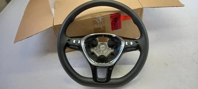 Original VW T-Roc AC Tiguan AD Touran 5T Lenkrad Leder schwarz 5TA419091AME74 - Bild 1 von 3