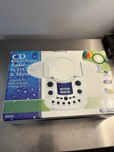 RARE NEW - CURTIS RS59A SHOWER RADIO STEREO CD PLAYER ALARM CLOCK MIRROR - Picture 1 of 11