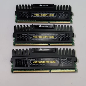 Corsair Vengeance® — 12GB Triple Channel DDR3 Memory Kit - CMZ12GX3M3A1600C9 - Picture 1 of 2