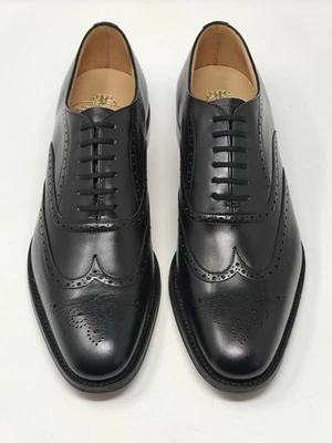 Church's Hailwood кожаные туфли черный Brogues Великобритании 7,5 США 8,5 EUR 41,5 17967 - Изображение 1 из 4