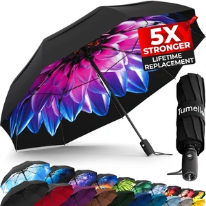 Strongest Windproof Travel Umbrella (Compact, Superior & Beautiful), Small St... - Picture 1 of 8