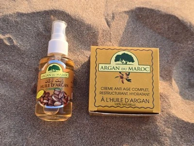 Argan du Maroc moroccan argan oil cream + argan oil natural antiaging, acne - Image 1 of 4
