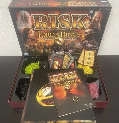 RISK Lord of the Rings Trilogy Edition Board Game with Ring (Complete Set) - Image 1 of 4