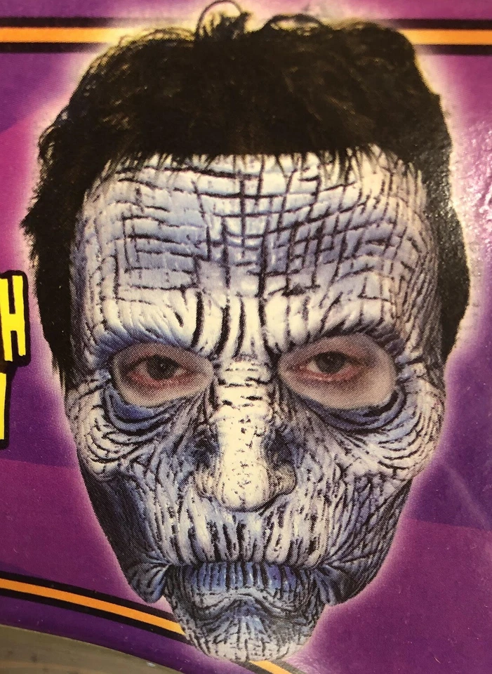 Ghost Moving Jaw Mask Zombie Fancy Dress Up Halloween Adult Costume Accessory - Image 1 of 1