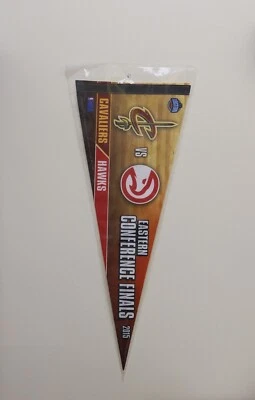 2015 CAVS~Hawks Conferencia Finales Premium 12"x30" Banderín Envío Gratis #PE13 Foto 1 de 3