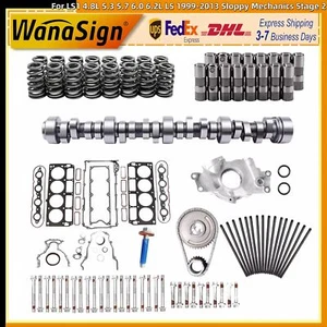 Sloppy Mechanics Stage 2 Camshaft Kit For LS1 4.8L 5.3 5.7 6.0 6.2L LS 1999-2013 - Picture 1 of 17