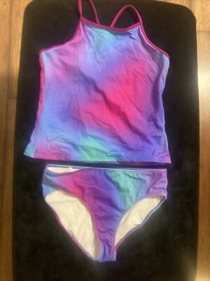 Traje de baño Tankini de dos piezas para niños talla XXL Amazon Essentials  Foto 1 de 4