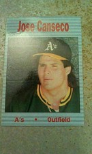 Jose Canseco Oakland Athletics A's MANY ODDBALL CARDS VARIETY YOU PICK