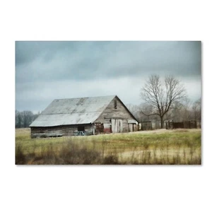 An Old Gray Barn by Jai Johnson, 22x32-Inch Canvas Wall Art 22 in x 32 in - Picture 1 of 6