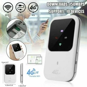 4G LTE Tragbarer Mobiler Breitband WLAN Router Hotspot SIM Entsperrt WiFi Modem - Bild 1 von 12