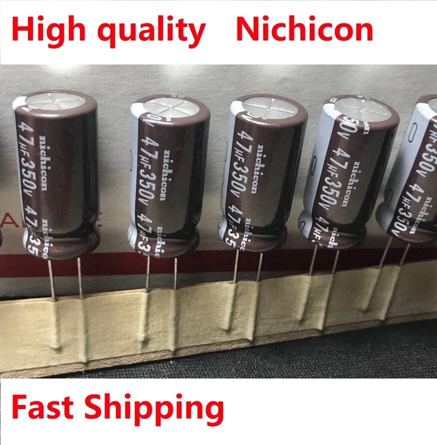 4pcs Nichicon 47uf350v Radial Capacitors 47uf 350v /Replacing 250v 160v 100v 63v
