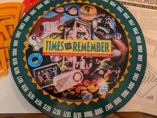 Vintage "TIMES TO REMEMBER" Board Game (1991), by Milton Bradley - TRIVIA