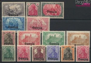 Gdansk 1-15 con charnela 1920 Germania-sobretasa (9959059 - Imagen 1 de 1