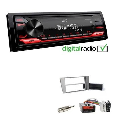 JVC 1-DIN Digital Media Autoradio DAB+ USB für Jaguar S-Type ab 2002 anthrazit - Bild 1 von 4