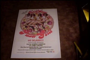 PÓSTER ORIGINAL DE LA PELÍCULA SEXPLOITATION DESIREE COUSTEAU HOT AND SAUCY PIZZA GIRLS - Imagen 1 de 1