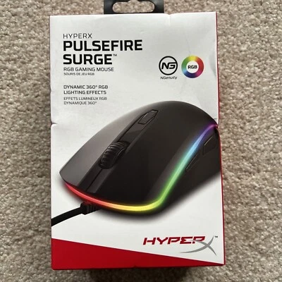 HyperX Pulsefire Surge (HXMC002B) Wired RGB Gaming Mouse(New & Sealed) - Image 1 of 4