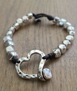 UNO DE 50 "Style" Bracelet - Hammered Heart 