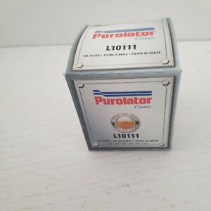 Purlator Classic No. L10111 Oil Filter, New with Box
