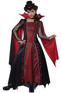 Brand New Victorian Vampira Countess Vampire Girl Child Costume - Picture 1 of 1