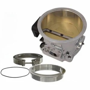 Accufab 105mm Mustang 5.0L Polished Throttle Body VBand Kit Race 302 V8 GT Cobra - Picture 1 of 1