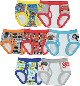 Disney Boys' Pixar Cars 100% Cotton Underwear with Lightning Mcqueen, Mater, Cru - Picture 1 of 12