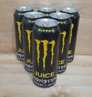 6 CANS:Monster Energy RIPPER JUICE Limited Edition L-CARNITINE + B VITAMNS 16.9z