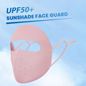 Sunscreen Face Guard Reusable Dust-proof Adjustable - Foto 1 di 17
