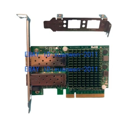 Supermicro AOC-STGN-i2S Dual Port 10G SFP+ Intel 82599 X520-DA2 Network Adapter - Image 1 of 4