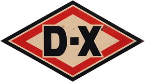 D-X FIRMA WERBUNG METALLSCHILD - Bild 1 von 1