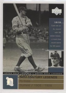 2000 Legends 20th Century Commemorative Collection Missing Serial Number Ty Cobb