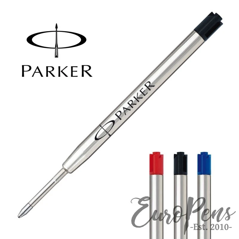Parker Ballpoint Pen Refill Quink Black, Blue Fine, Medium or Broad - UK Stock