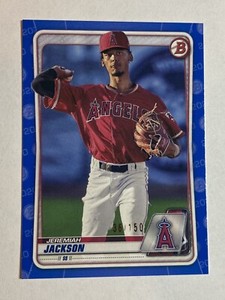 Jeremiah Jackson 2020 Bowman Draft #BD-169 Blue /150! Angels!