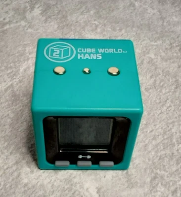 HANS ~ Radica Cube World / Series 2 / BLUE BARBELL + New Battery [NO DOOR] - Image 1 of 2