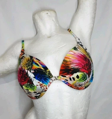 Top de bikini acolchado floral tropical Venus talla D-R2 Foto 1 de 4