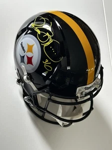 Steelers helmet Signed By Super Bowl Winning Jerome Bettis. Full size - Picture 1 of 6