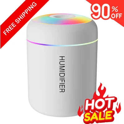 180ML Mini USB Air Humidifier Aroma Diffuser Essential Oil Mist Maker Home Car - Image 1 of 4