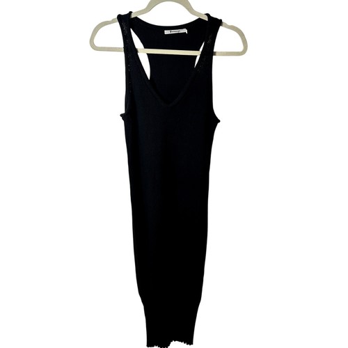 T Alexander Wang Maglione Vestito Maglia Donna Taglia Media Nero