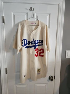 Authentic Sandy Koufax 1955 Mitchell & Ness Brooklyn Dodgers Jersey Sz 52 XXL  - Picture 1 of 4