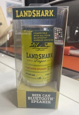 LANDSHARK LAGER Beer Can JIMMY BUFFET Margaritaville Bluetooth Speaker FINS UP - Image 1 of 4