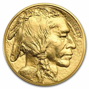 2022 1 oz Gold Buffalo BU - Picture 1 of 4
