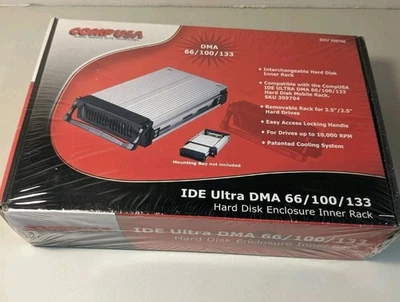 NEW CompUSA IDE Ultra DMA 66/100/133 Hard Disk Enclosure Inner Rack Locking - Image 1 of 4