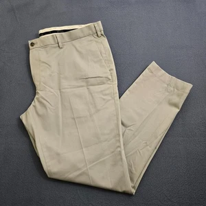 Brooks Brothers Men 40X30 Tan Flat Front Soho Fit Advantage Chino Stretch Pant - Picture 1 of 14