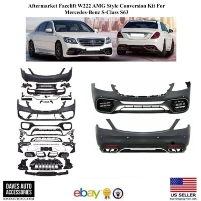 Kit de conversión estilo AMG Facelift W222 de repuesto para Mercedes-Benz Clase S S63 Foto 1 de 4
