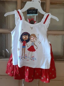 Cynthia Rowley  Girls Top/Skort/Sunglasses Size XS (4)   NEW WITH TAGS - Picture 1 of 2