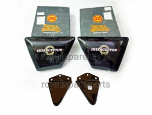 Genuine Royal Enfield Interceptor 650 Side Panel With Bracket - Imagen 1 de 8