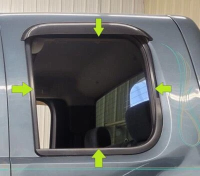 2007-2013 GMC SIERRA 1500 JANELA DE VIDRO PORTA TRASEIRA ESQUERDA MOTORISTA - Imagem 1 de 4