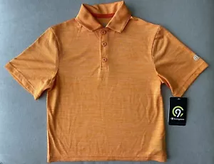 Champion C9 Boys Polo Shirt Sz XS 4-5 Wicking Short Sleeve Orange - Picture 1 of 7