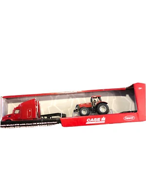 Tomy 46358 Peterbilt Semi Model 579 With Case IH MX305 Tractor 1:32 Scale MIP - Image 1 of 3